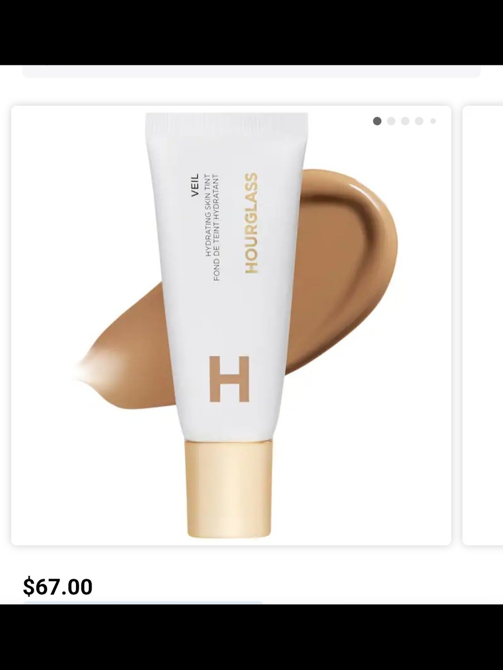 Hourglass Veil Hydrating Skin Tint Foundation Radiant Finish Medium Deep